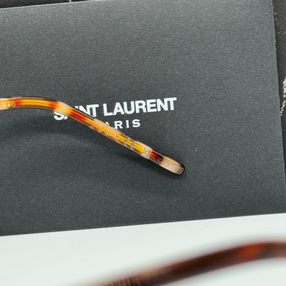 NEW SL M81 004 SAINT LAURENT BROWN GREY WOMEN SLM81 SAINT LAURENT SUNGLASSES - Picture 10 of 11